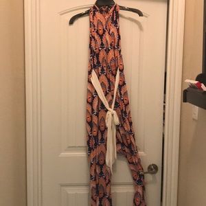 Maxi length long jumpsuit